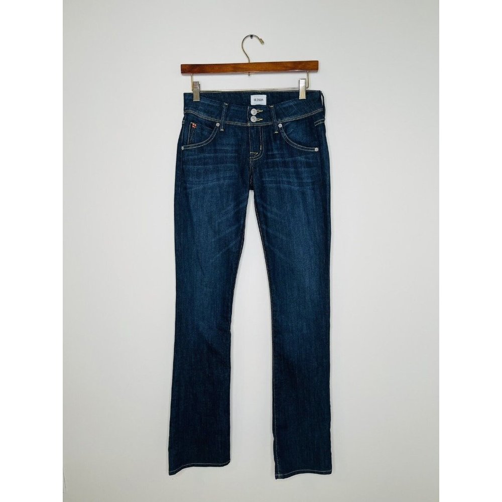 Hudson Women's Size 25 Beth Baby Boot Cut Dark Wash Jeans